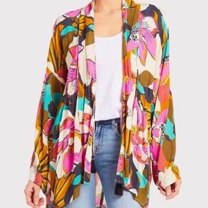 Billabong Sun & Moon Floral Kimona